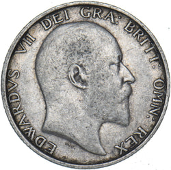 1903 Shilling - Edward VII British Silver Coin - Nice