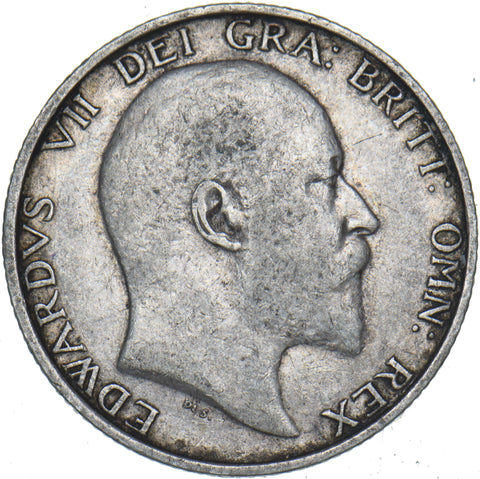 1903 Shilling - Edward VII British Silver Coin - Nice