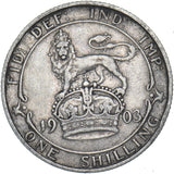1903 Shilling - Edward VII British Silver Coin - Nice