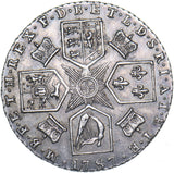 1787 Sixpence - George III British Silver Coin - Very Nice