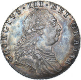 1787 Sixpence - George III British Silver Coin - Very Nice