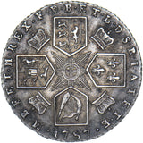 1787 Sixpence - George III British Silver Coin - Very Nice