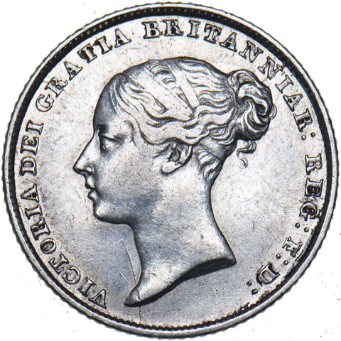 1846 Sixpence - Victoria British Silver Coin - Nice