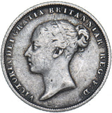 1856 Sixpence - Victoria British Silver Coin