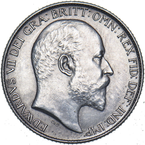 1902 Matt Proof Sixpence - Edward VII British Silver Coin - Superb
