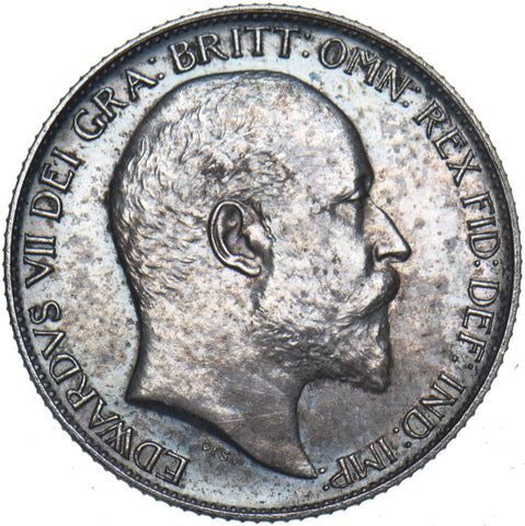 1902 Matt Proof Sixpence - Edward VII British Silver Coin - Very Nice
