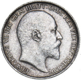 1910 Sixpence - Edward VII British Silver Coin - Nice