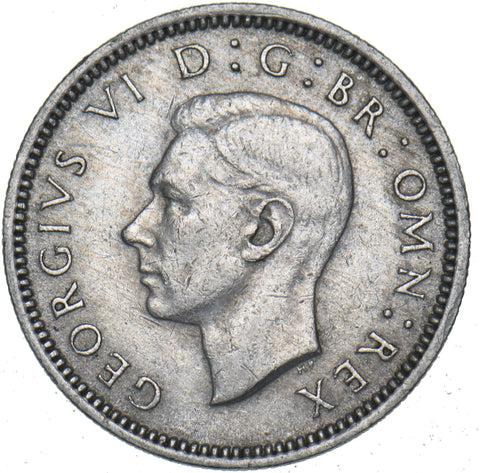 1952 Sixpence - George VI British  Coin - Nice