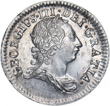 1763 Maundy Fourpence - George III British Silver Coin - Very Nice