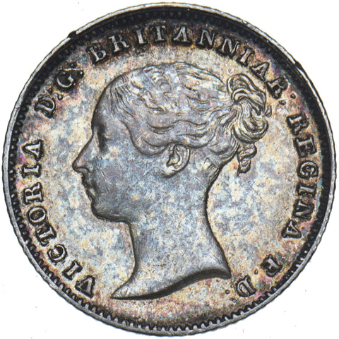 1838 Groat (Fourpence) - Victoria British Silver Coin - Very Nice