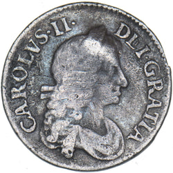 1683 Threepence - Charles II British Silver Coin