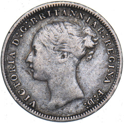 1878 Threepence - Victoria British Silver Coin