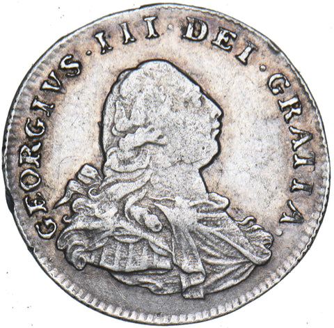 1800 Maundy Twopence - George III British Silver Coin - Nice