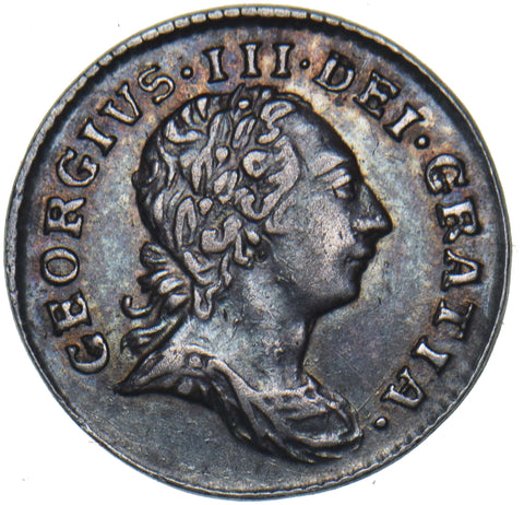 1786 Maundy Penny - George III British Silver Coin - Nice