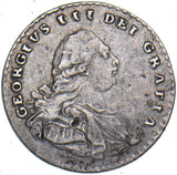 1792 Maundy Penny - George III British Silver Coin - Nice