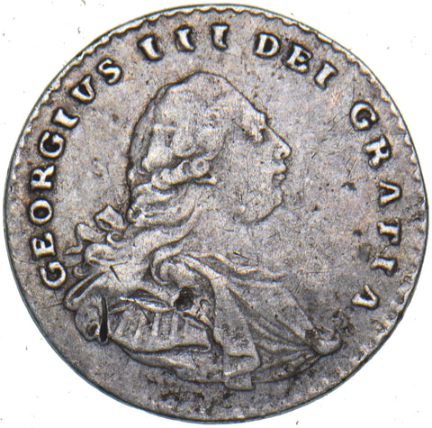 1792 Maundy Penny - George III British Silver Coin - Nice