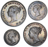 1862 Maundy Set - Victoria British Silver Coins - Superb