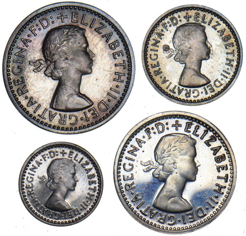 1970 Maundy Set - Elizabeth II British Silver Coins - Superb