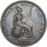 1837 Penny - William IV British Copper Coin