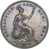 1851 Penny - Victoria British Copper Coin - Very Nice