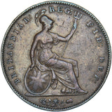 1853 Penny (PT - Rare) - Victoria British Copper Coin
