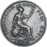 1853 Penny (OT) - Victoria British Copper Coin - Nice