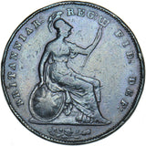 1855 Penny (PT) - Victoria British Copper Coin