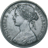 1862 Penny - Victoria British Bronze Coin - Very Nice