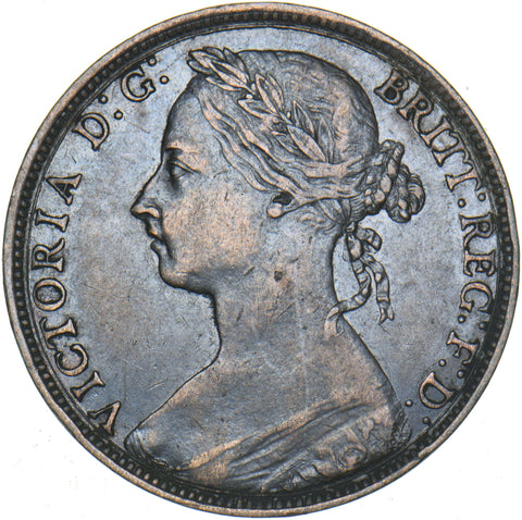 1894 Penny - Victoria British Bronze Coin - Nice