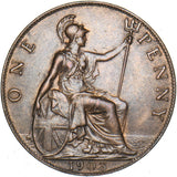 1903 Penny - Edward VII British Bronze Coin - Very Nice