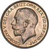 1911 Penny - George V British Bronze Coin - Superb