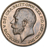 1913 Penny - George V British Bronze Coin - Superb