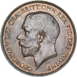 1922 Penny - George V British Bronze Coin - Superb