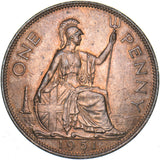 1951 Penny - George VI British Bronze Coin - Superb