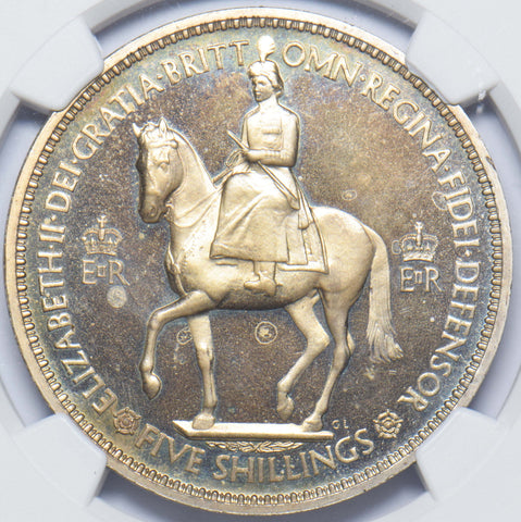1953 Proof Crown (NGC PF 65 Cameo) - Elizabeth II British  Coin - Superb