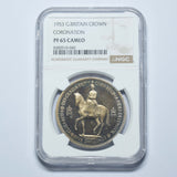 1953 Proof Crown (NGC PF 65 Cameo) - Elizabeth II British  Coin - Superb