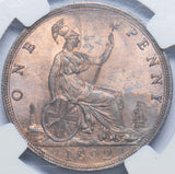 1892 Penny (NGC MS 62 RB) -   Bronze Coin - Superb