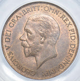 1928 Penny (CGS AU 78) - George V British Bronze Coin - Superb