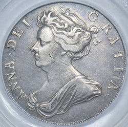 1704 Halfcrown (CGS VF 45) - Anne British Silver Coin - Nice