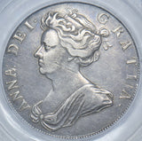 1704 Halfcrown (CGS VF 45) - Anne British Silver Coin - Nice