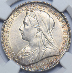 1901 Florin (NGC MS 62) - Victoria British Silver Coin - Superb