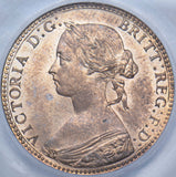 1860 Halfpenny (CGS 82) - Victoria British Bronze Coin - Superb