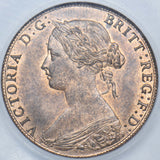 1862 Halfpenny (CGS UNC 82) - Victoria British Bronze Coin - Superb