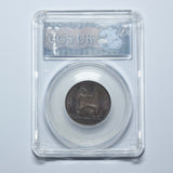 1862 Halfpenny (CGS UNC 82) - Victoria British Bronze Coin - Superb