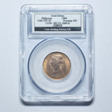 1888 Halfpenny (CGS UNC 82) - Victoria British Bronze Coin - Superb