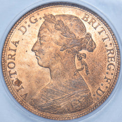 1888 Halfpenny (CGS UNC 82) - Victoria British Bronze Coin - Superb