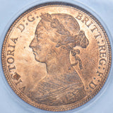 1888 Halfpenny (CGS UNC 82) - Victoria British Bronze Coin - Superb