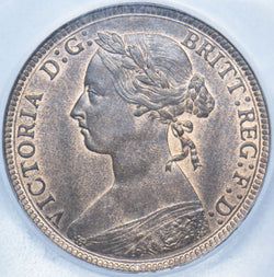 1889 Halfpenny (CGS UNC 82) - Victoria British Bronze Coin - Superb