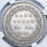 1811 Eighteenpence Bank Token (NGC MS 64) - George III British  Coin - Superb