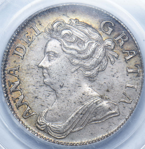 1708 Shilling (PCGS MS 62) - Anne British Silver Coin - Superb